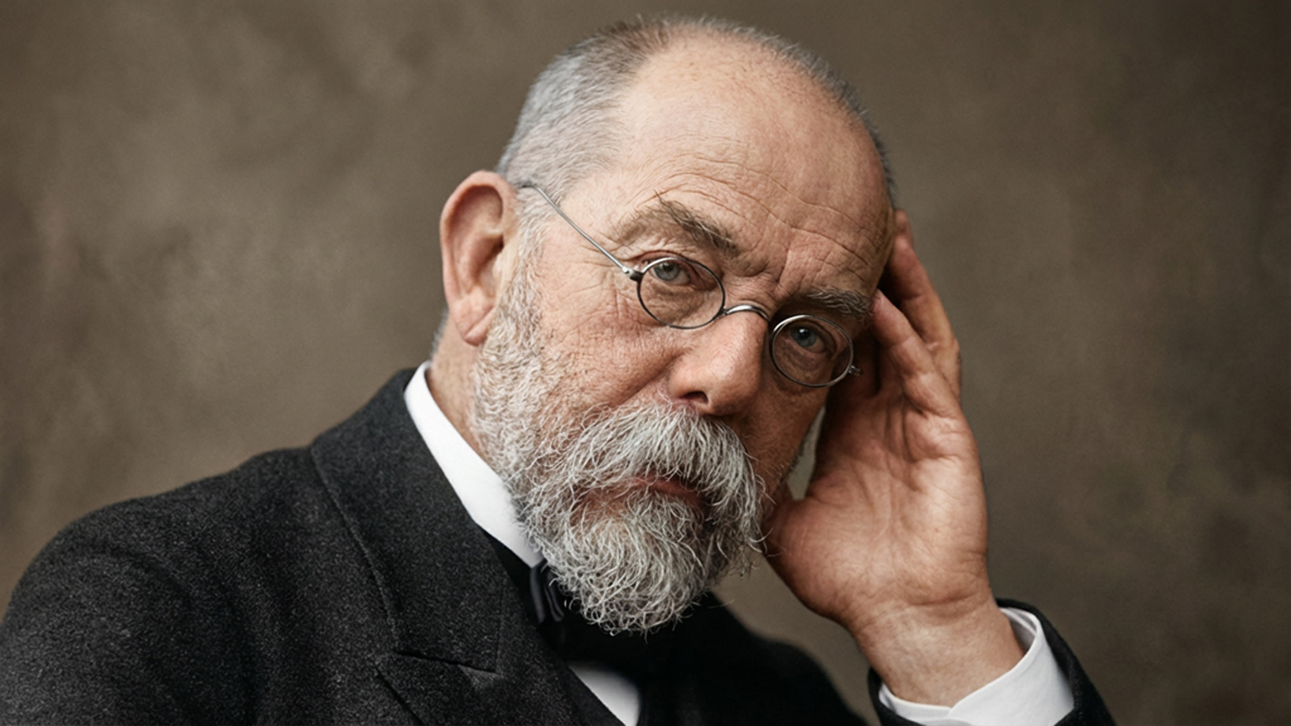 Robert Koch. Photographie de Wilhelm Fechner en 1900, colorisée par Didier Lebouc (source initiale Wikimedia Commons).
