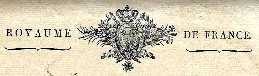 Patente de santé purifiée délivrée à Tunis en 1826