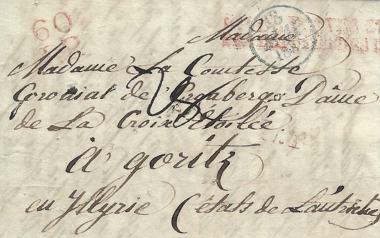 Lettre purifiée pour Gorizia ultime exil de Charles X